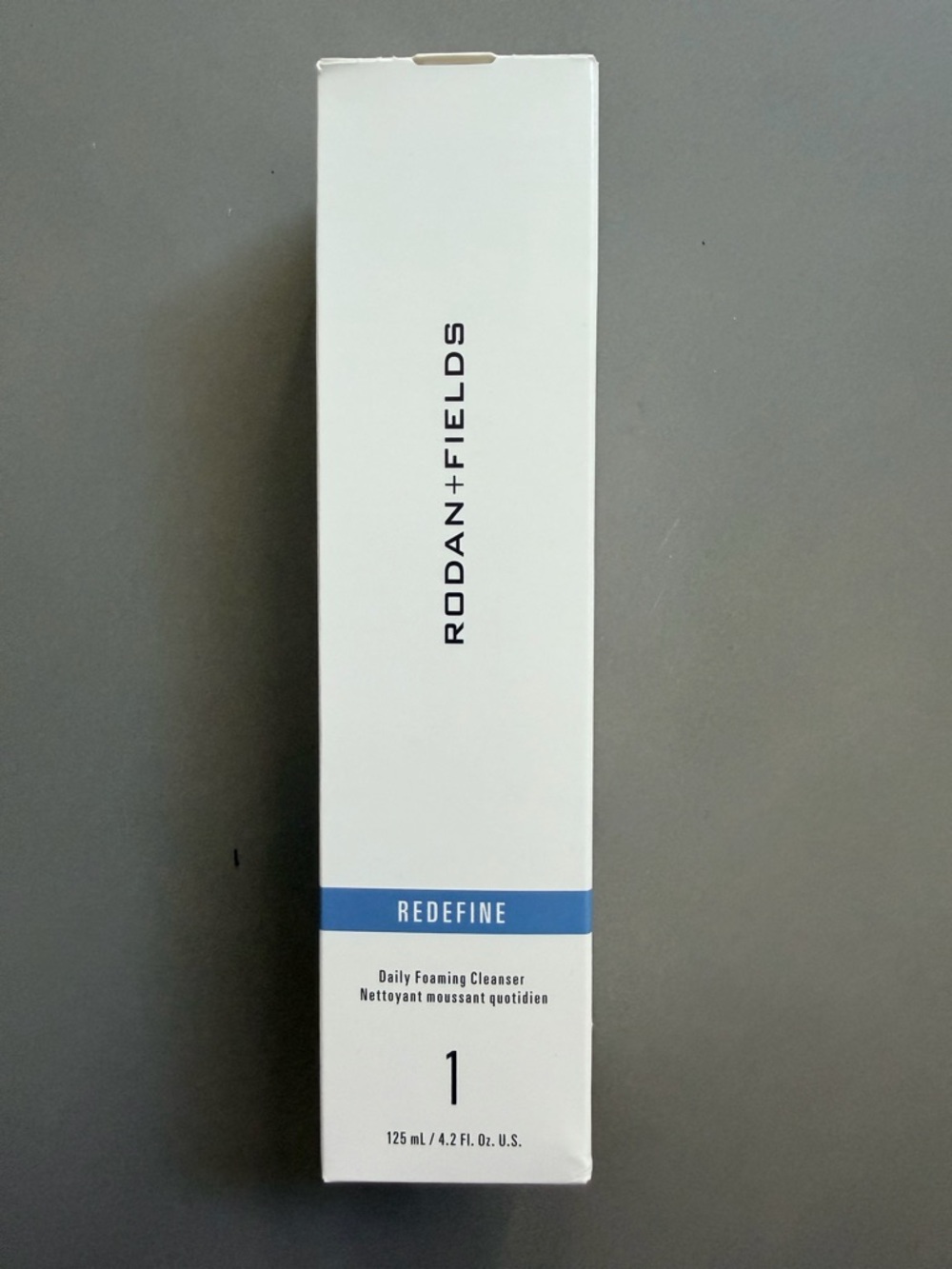 Rodan + Fields REDEFINE Foaming Cleanser White with Blue Accent